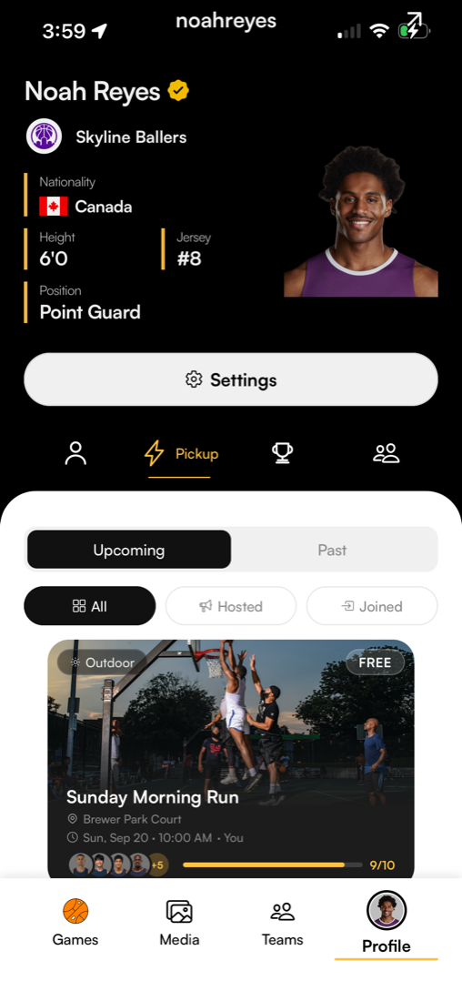 Your profile