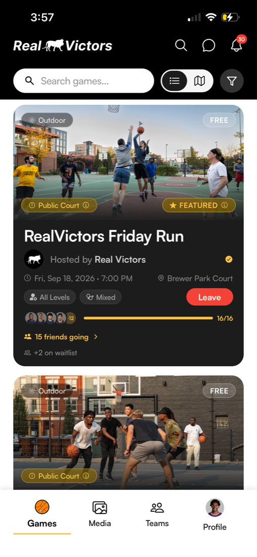 The next Real Victors runs